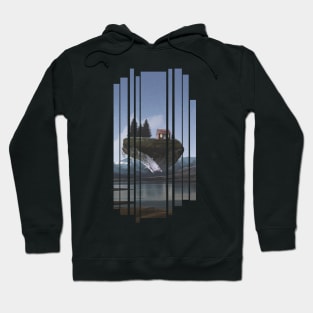 Floating island in the sky Hoodie